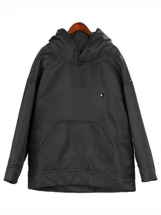 Studded Nylon Hoodie Black - VALENTINO - BALAAN 2