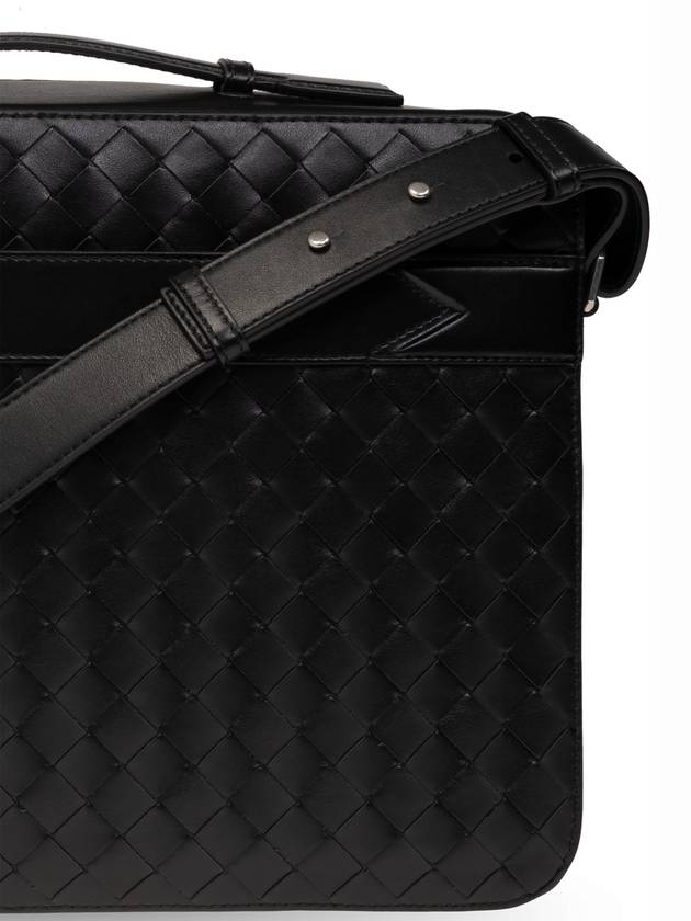 Intrecciato Leather Brief Case Black - BOTTEGA VENETA - BALAAN 7