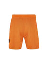 Men's Waffen Patch Ribbed Training Shorts Orange - STONE ISLAND - BALAAN 3