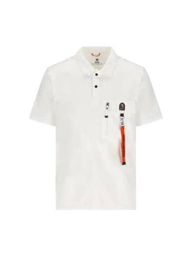 Men's Rescue Zwart Polo Shirt White - PARAJUMPERS - BALAAN 2