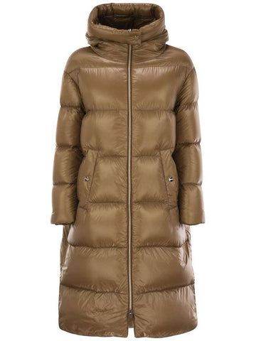 Long down jacket with hood - HERNO - BALAAN 1