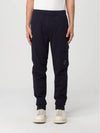 Diagonal Raised Fleece Track Pants Navy - CP COMPANY - BALAAN 1