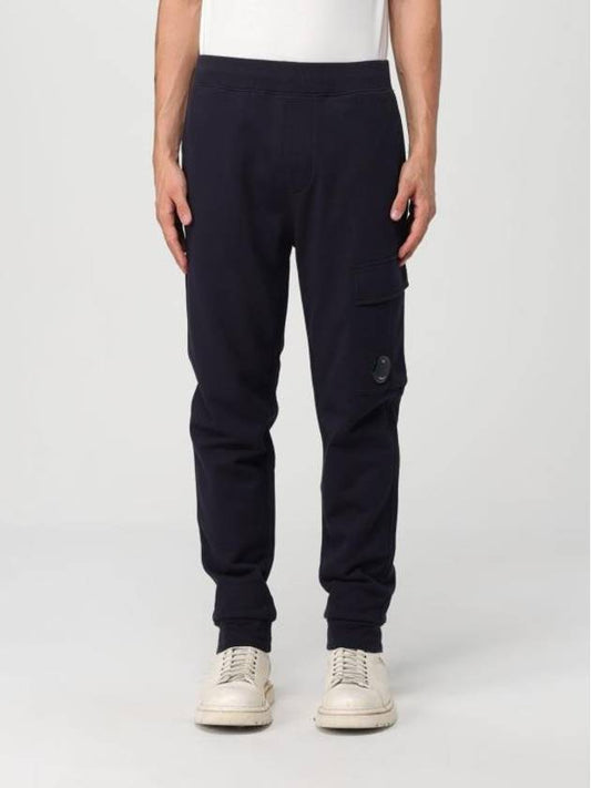 Diagonal Raised Fleece Lens Track Pants Navy - CP COMPANY - BALAAN 1