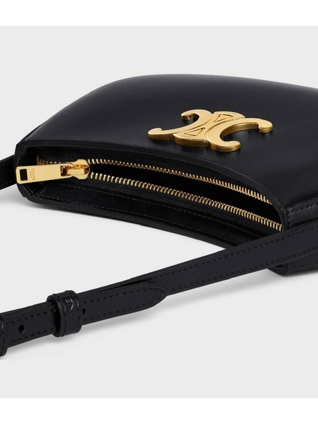 Calfskin Medium Tilly Shoulder Bag Black - CELINE - BALAAN 5