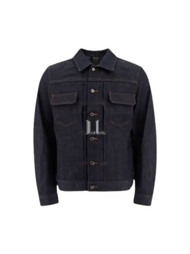 Men's Work Denim Jacket Indigo - A.P.C. - BALAAN 2