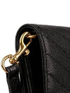 Grain De Poudre Cassandre Clutch Bag Black - SAINT LAURENT - BALAAN 8