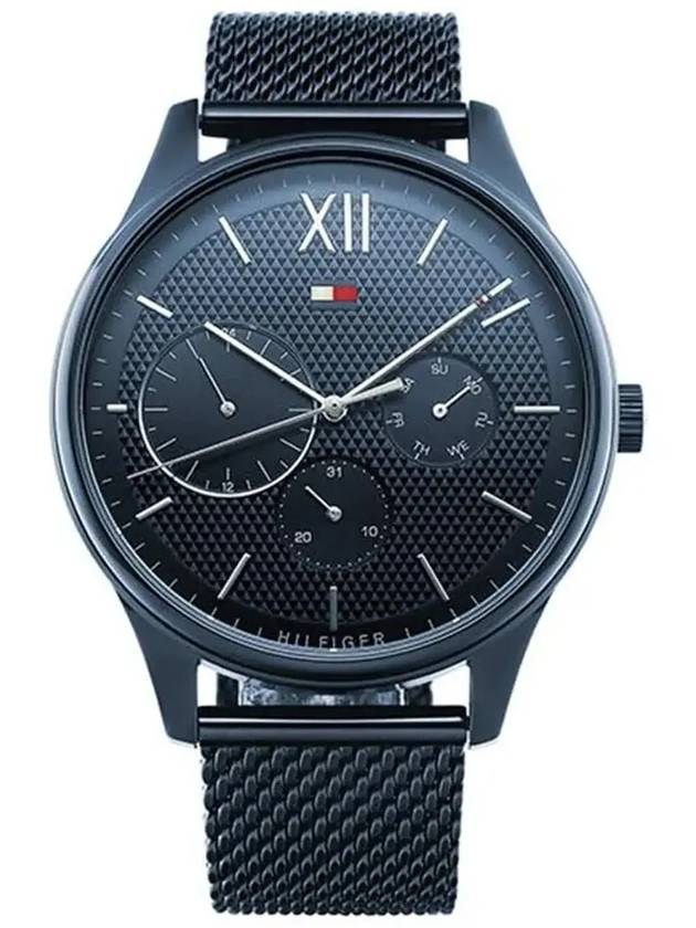 Men's Damon 44MM Metal Watch Blue - TOMMY HILFIGER - BALAAN 5