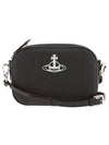 ORB logo Anna cross bag black - VIVIENNE WESTWOOD - BALAAN 3