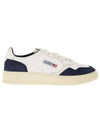 Medalist Leather Low-Top Sneakers Blue White - AUTRY - BALAAN 2