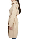 Drawstring Trench Coat Beige - BURBERRY - BALAAN 7