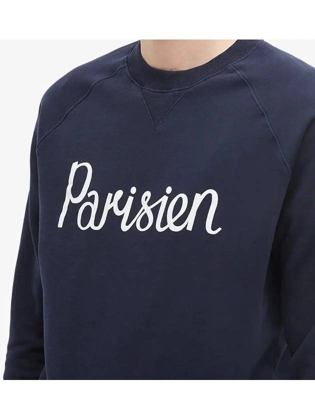 ZoZ Parisian Sweatshirt Navy AM00301KM0001 NA - MAISON KITSUNE - BALAAN 4