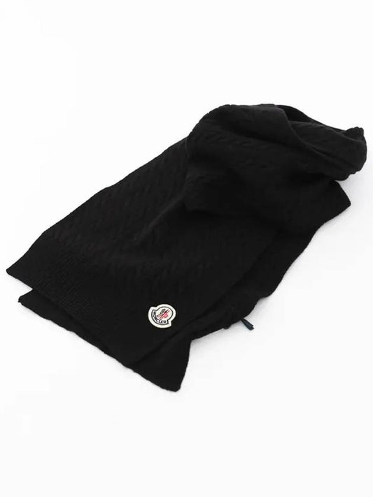 3C00017 M1127 999 Wool Muffler - MONCLER - BALAAN 2