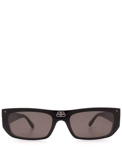 Eyewear BB Logo Flat Sunglasses Black - BALENCIAGA - BALAAN 2