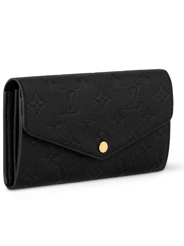 Sarah Monogram Long Wallet Black - LOUIS VUITTON - BALAAN 6