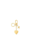 Satin Heart Bag Charm Key Holder Gold - LOUIS VUITTON - BALAAN 1