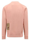 Men's Garment Dyed Crew Neck Sweatshirt Sunrise Pink - TEN C - BALAAN 3