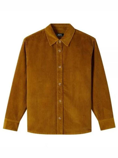 Bobby Corduroy Long Sleeve Shirt - A.P.C. - BALAAN 2