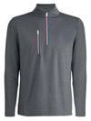 Men's Daytona Tech Interlock Pullover Sweater Dark Grey - G/FORE - BALAAN 2