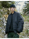 Men's Alpha Pocket Patch Reversible Bomber Jacket Black - FLUKE - BALAAN 1