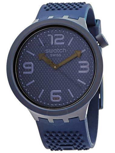 Swatch Quartz Blue Dial Blue Silicone Watch SO27N100 - SWATCH - BALAAN 1