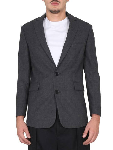 Aspesi Single-Breasted Virgin Wool Jacket - ASPESI - BALAAN 1