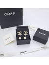 CC Metal Logo Pearl Earrings Gold - CHANEL - BALAAN 5