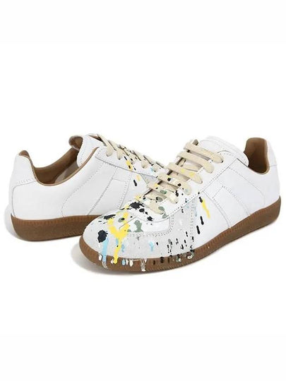 Replica Paint Drop Low Top Sneakers White - MAISON MARGIELA - BALAAN 2