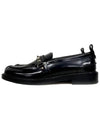 Women's Rockstud Calfskin Loafers Black - VALENTINO - BALAAN.