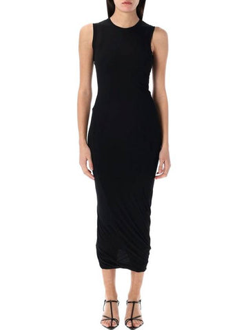 Jil Sander Sleeveless Midi Dress - JIL SANDER - BALAAN 1