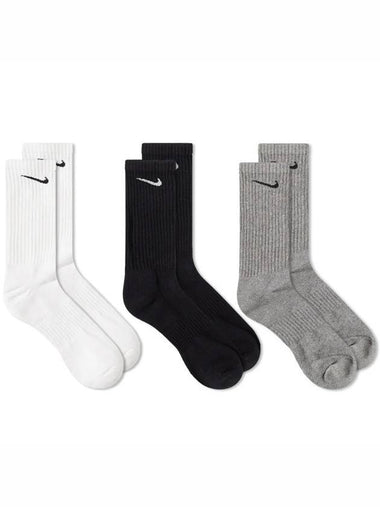 Everyday Cushioned Training Crew Socks 3 Pack - NIKE - BALAAN 1