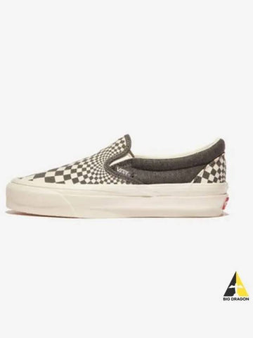 MTE slip on reissue 98 radial checkerboard pewter marshmallow PEWTERMARSHMALLOW - VANS - BALAAN 1