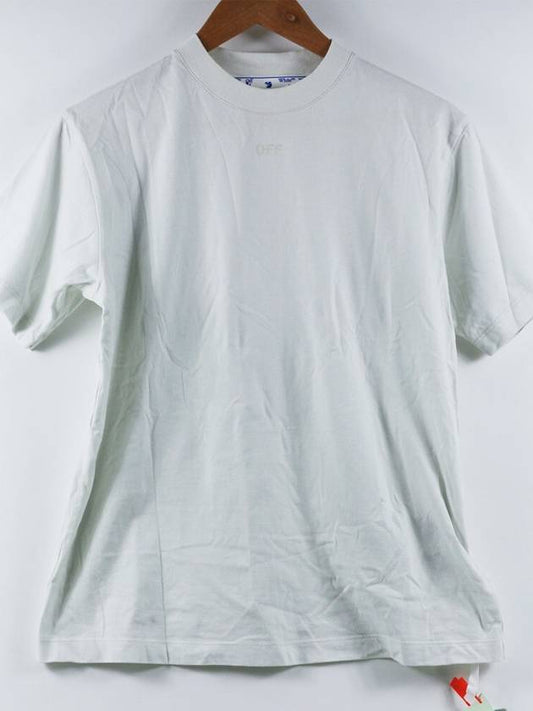 Women co VIRGIL ABLOH logo tshirt short sleeve tshirt OMAA027F18185030 - OFF WHITE - BALAAN 1