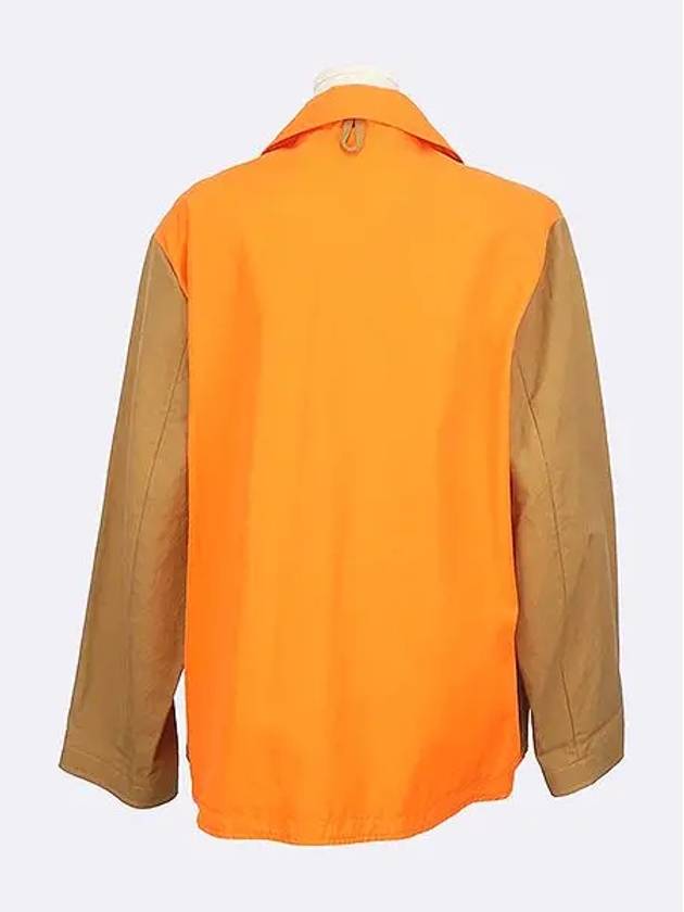 Brown orange color combination collar women s jacket - MARNI - BALAAN 3