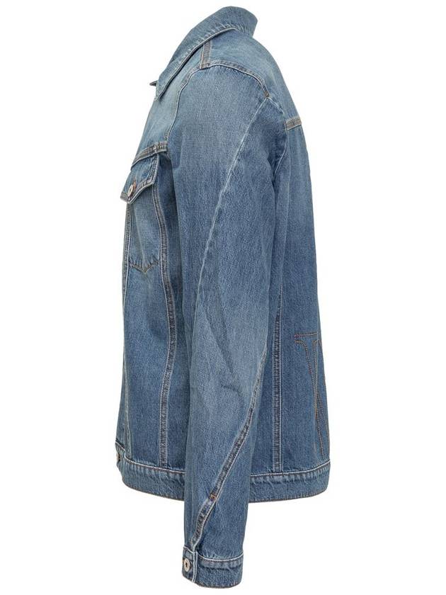 Twisted Denim Jacket Blue - JW ANDERSON - BALAAN 4