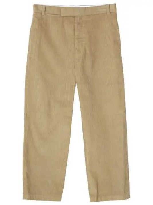 Pants Corduroy single welt pocket straight pants - THOM BROWNE - BALAAN 1