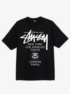 world tour t shirt black women - STUSSY - BALAAN 1