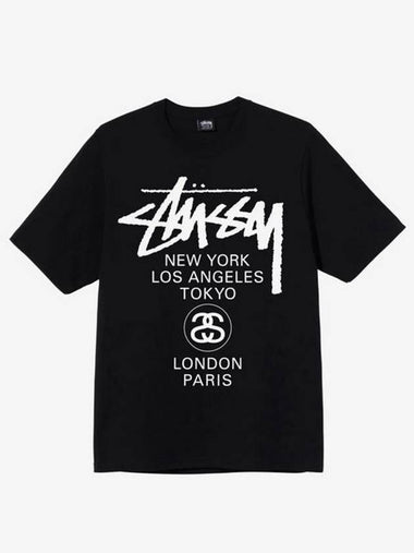 world tour t shirt black women - STUSSY - BALAAN 1