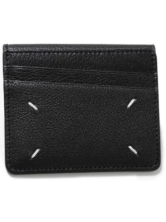 Maison Margiela Signature Stitch Coin Pocket Card Wallet SA1VX0004 P4806 T8013 - MAISON KITSUNE - BALAAN 1