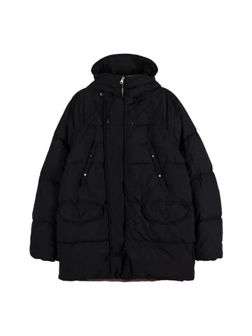 Men's Deck Down Hood Padded Black - TEN C - BALAAN 1