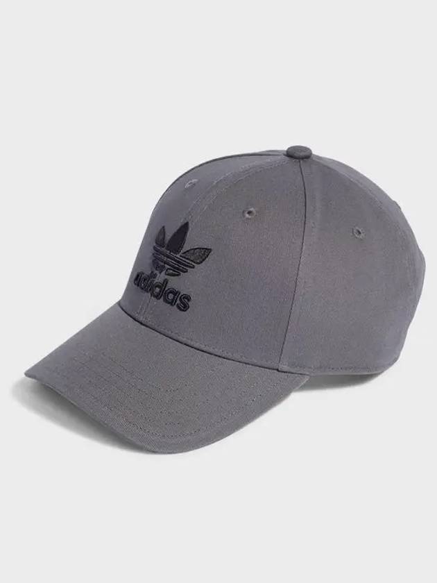 Trefoil Ball Cap Grey - ADIDAS - BALAAN 3