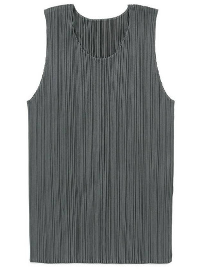 Pleated Sleeveless Grey - ISSEY MIYAKE - BALAAN 2