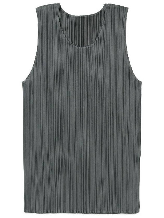 Pleated Sleeveless Grey - ISSEY MIYAKE - BALAAN 2