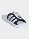 Adidas Gazelle Beach Slides Core Black White JQ7421 - ADIDAS ORIGINALS - BALAAN 4