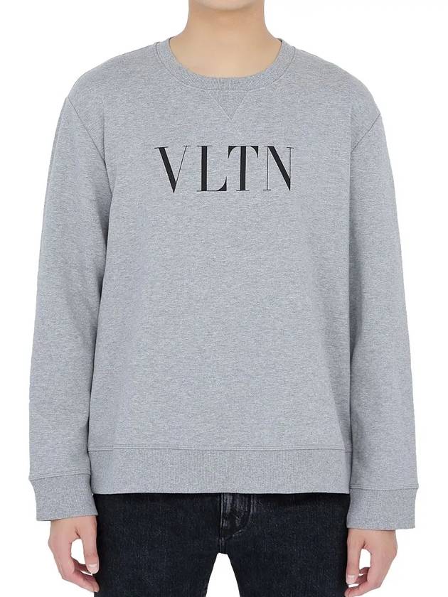 VLTN Sweatshirt Grey - VALENTINO - BALAAN 3