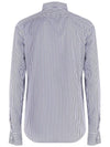 Women's Striped Cotton Shirt White Blue - POLO RALPH LAUREN - BALAAN 4