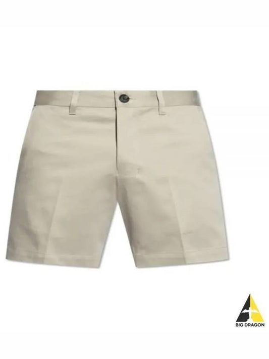 De Coeur Motif Chino Shorts Beige - AMI - BALAAN 2