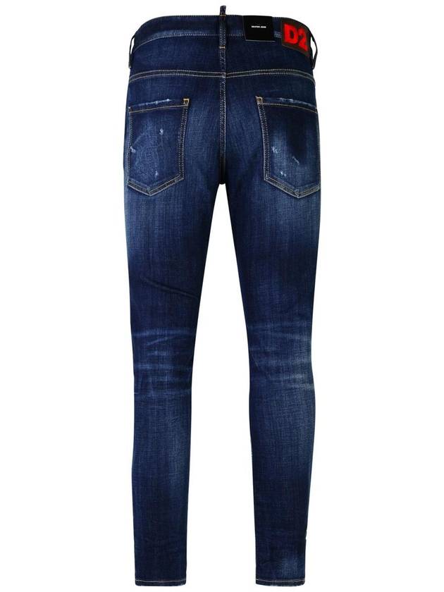 24FW Denim Straight Pants S74LB1591S30664 470 NAVY BLUE - DSQUARED2 - BALAAN 4