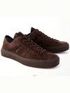 Cambridge Suede Lace-Up Low Top Sneakers Brown - TOM FORD - BALAAN 3