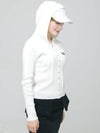 Doyou Know MC Women s Hooded Span Rib Tissue White Cardigan DO6242KT13 1 - DOYOUKNOWMC GOLF WEAR - BALAAN 4