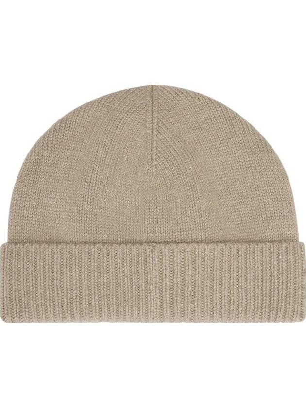 Triomphe Logo Beanie Beige - CELINE - BALAAN 3